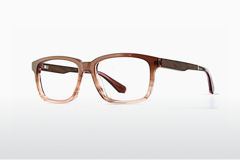 Gafas de diseño Wood Fellas Reflect (11039 curled/brown)