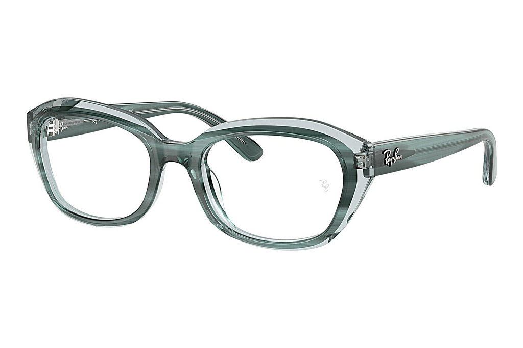 Ray-Ban Junior   RY1636 3990 Striped Green On Transparent Green