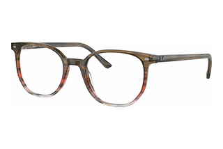 Ray-Ban RX5397 8251 Striped Brown & Red