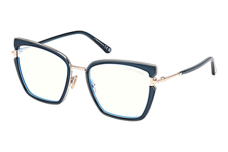 Tom Ford FT5984-B 092 Glänzend Hellblau