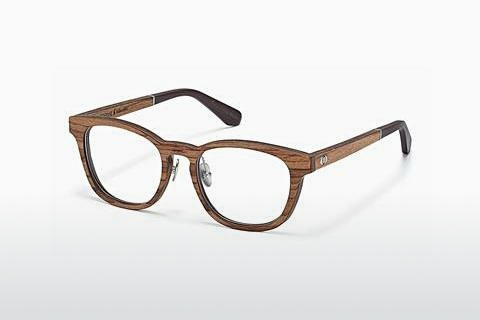 Gafas de diseño Wood Fellas Falkenstein (10950 zebrano)