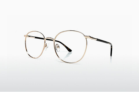 Gafas de diseño Wood Fellas Braunfels (11010 curled/gold shiny)