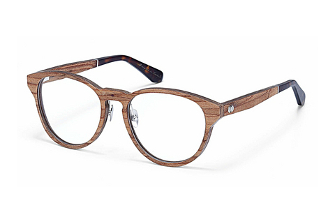 Gafas de diseño Wood Fellas Wernstein (10938 zebrano)