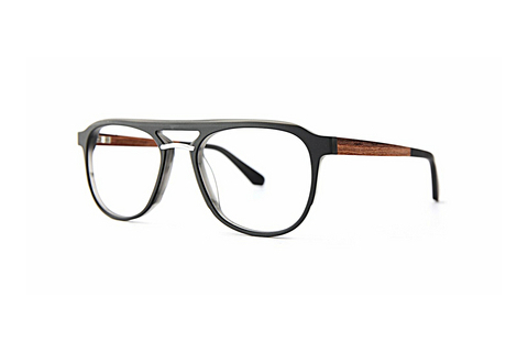 Gafas de diseño Wood Fellas Flux (11044 grey/flow)