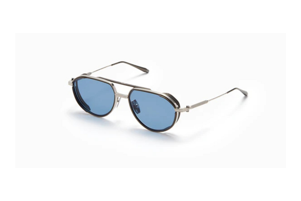 Akoni Eyewear   AKS-511 C Dark Blue - ARBrushed Silver - Antiqued Silver w/Dark Blue - AR