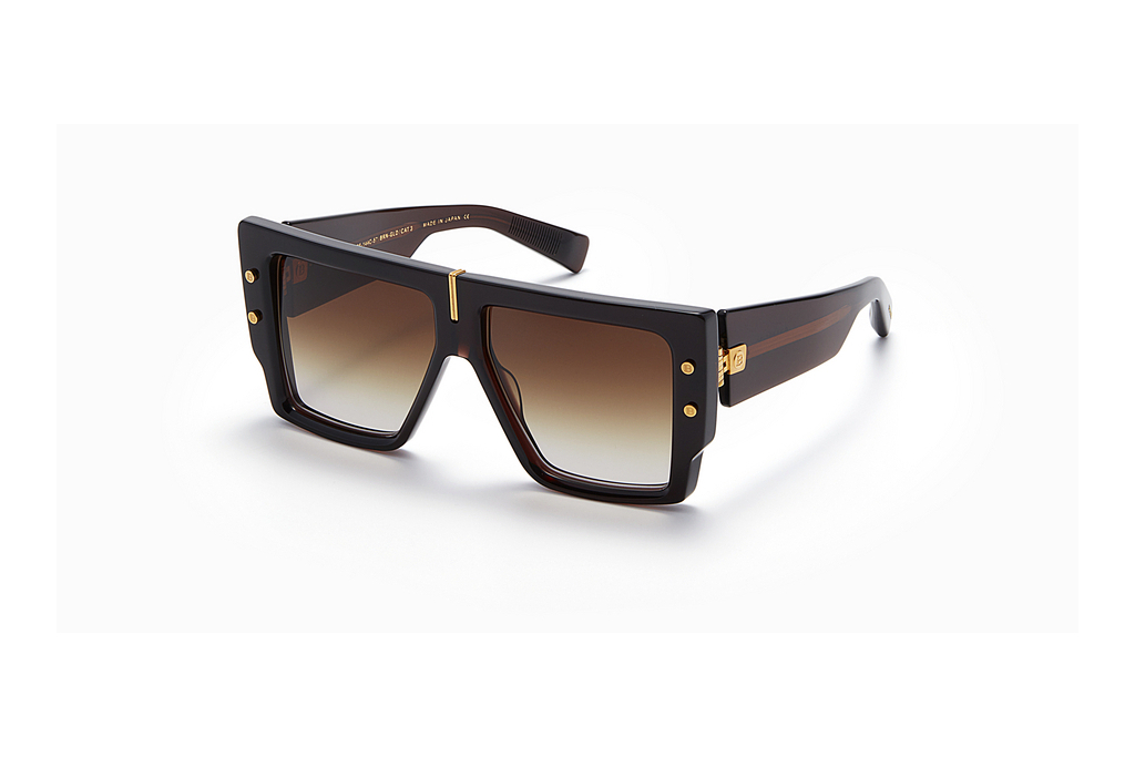 Balmain Paris   BPS-144 C Dark Brown to Clear - ARCrystal Chocolate Brown - Yellow Gold w