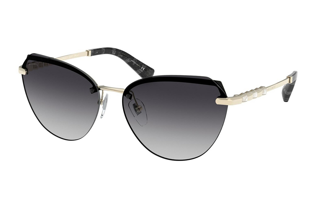 Bvlgari   BV6129KB 2053T3 POLAR GREY GRADIENTBLACK/PALE GOLD PLATED