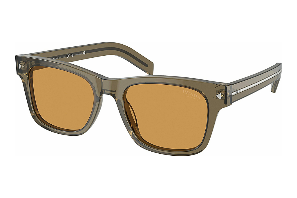 Prada   PR A17S 18T60F Light Brown PhotoTransparent Earth