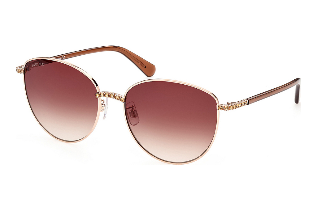 Swarovski   SK0344-H 28F gradient brown28F - rosé-gold glanz / braun verlaufend
