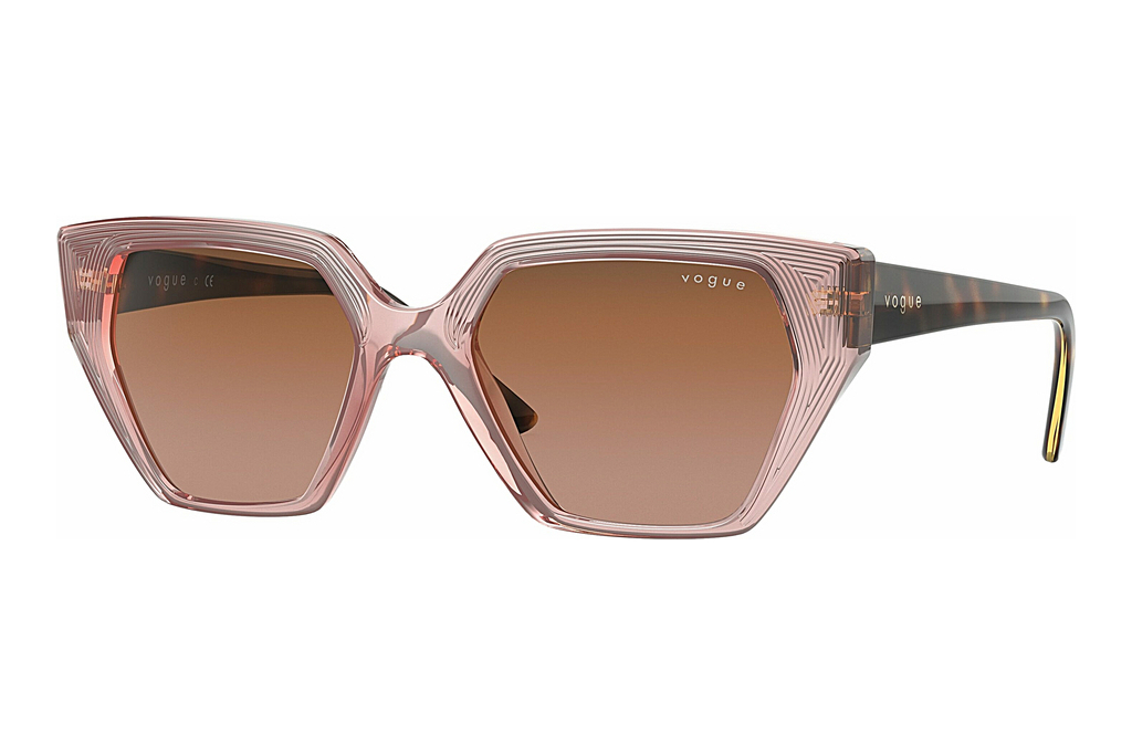 Vogue Eyewear   VO5376S 282813 Brown GradientTransparent Pink