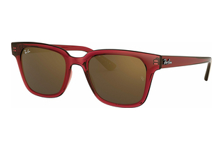 Ray-Ban RB4323 645193 LIGHT BROWN MIRROR GOLDTRANSPARENT RED
