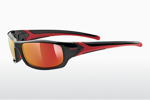 Gafas de visión UVEX SPORTS sportstyle 211 black-red