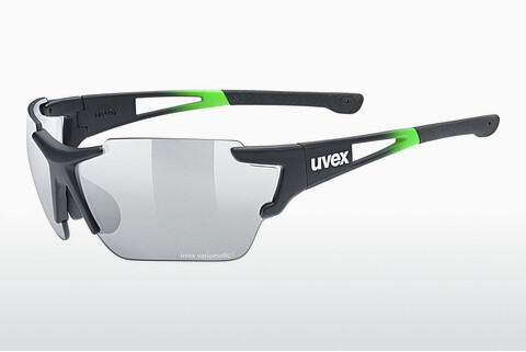 Gafas de visión UVEX SPORTS sportstyle 803 race V black green mat